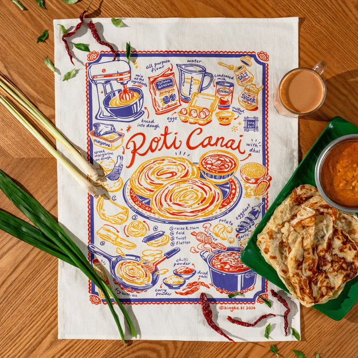 Bingka Tea Towel | Roti Canai