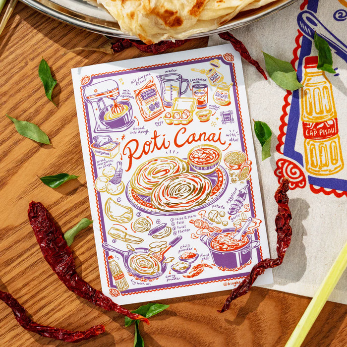 Bingka Postcard | Roti Canai