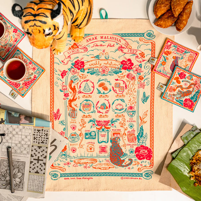 Bingka Tea Towel | Anak Malaysia