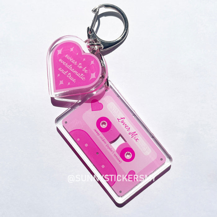 Sunny Stickers MY Cassette Keychain // Lover