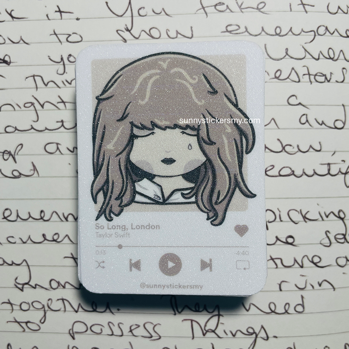 Sunny Stickers MY Sticker Pack // Swiftie Music Eras: Tortured Poets