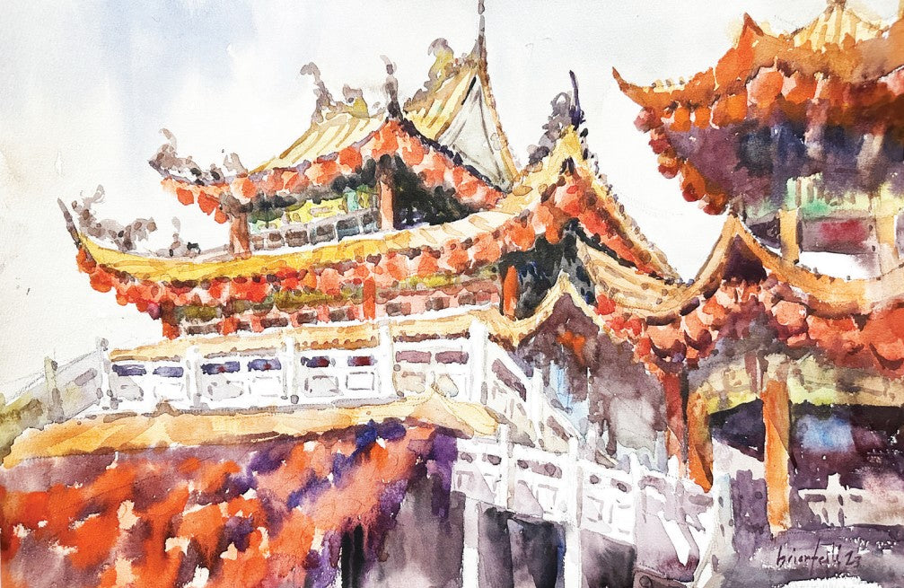 Thean Hou Temple Postcard by Brian Tai