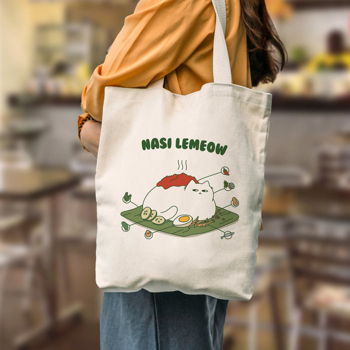 Moving Pencil Tote Bag // Nasi Lemeow