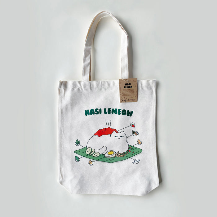 Moving Pencil Tote Bag // Nasi Lemeow