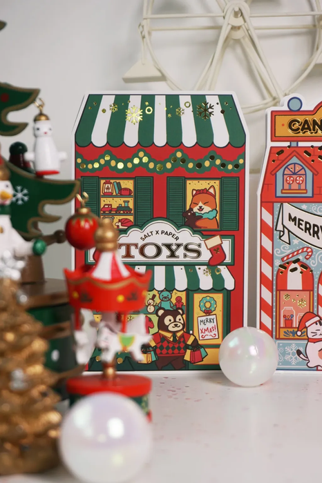 Salt x Paper Christmas Card // Toy Store