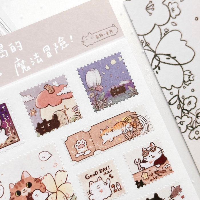 魚餅一隻熊 UBEE Sticker // Neko Magical Adventure