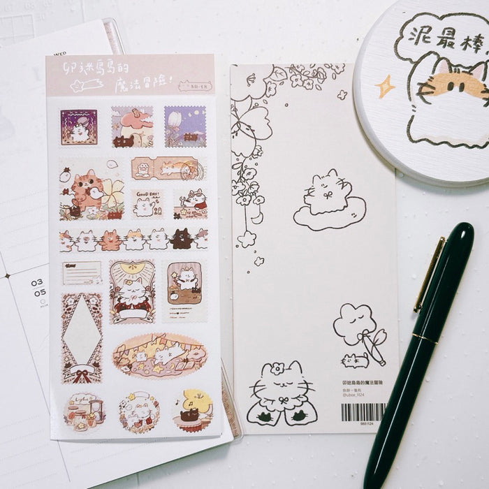 魚餅一隻熊 UBEE Sticker // Neko Magical Adventure