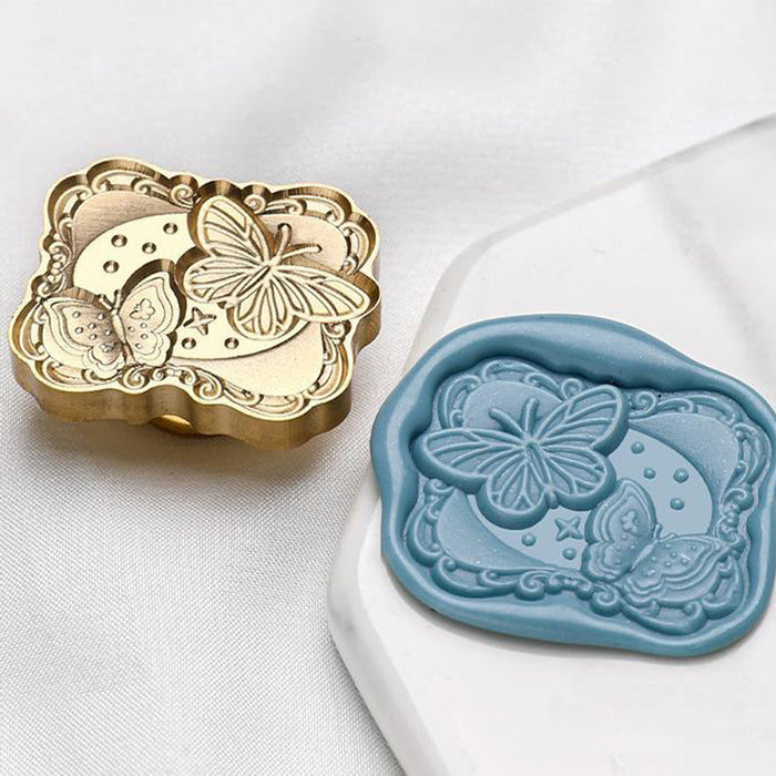 Die Cut Wax Seal (Without Handle) // Butterfly Dance