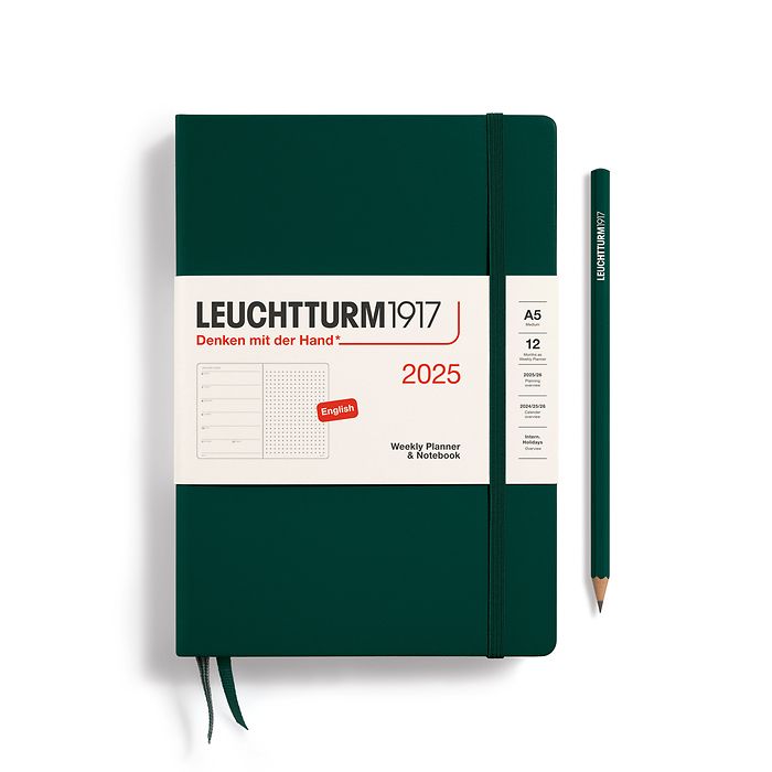 2025 Leuchtturm1917 A5 Weekly Planner and Notebook