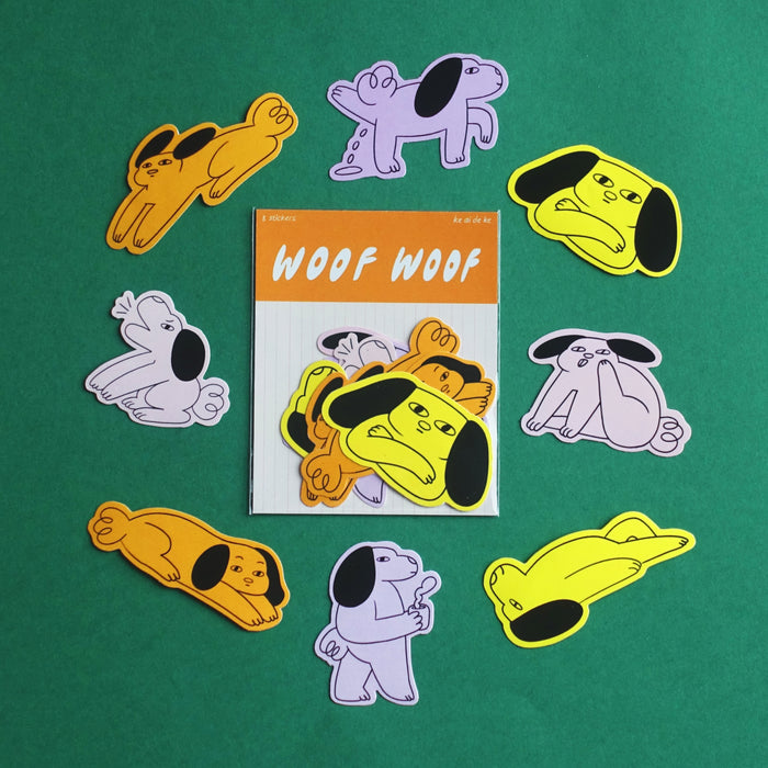 Ke ai de ke Sticker Pack // Woof Woof