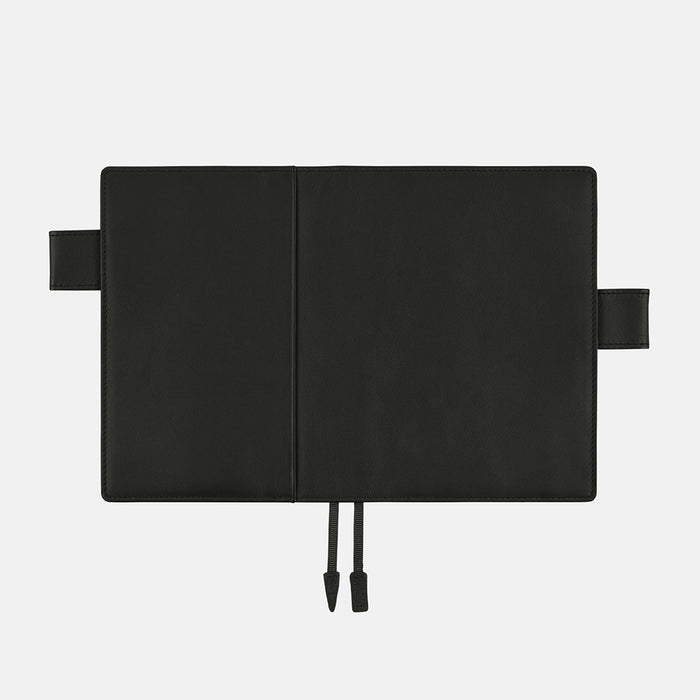 Hobonichi Techo Original Cover (A6 Size) // Leather: TS Basic - Black