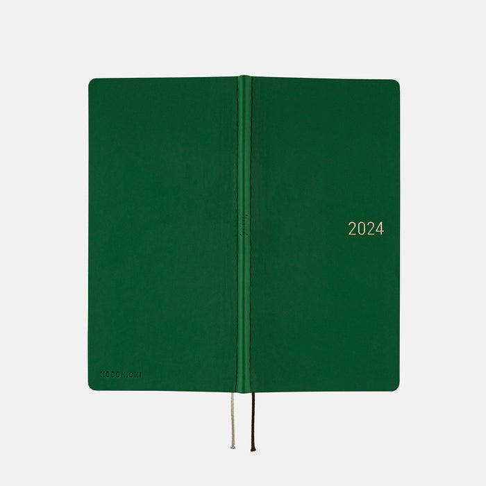 2024 Hobonichi Weeks Softcover Planner // Smooth: Forest Green