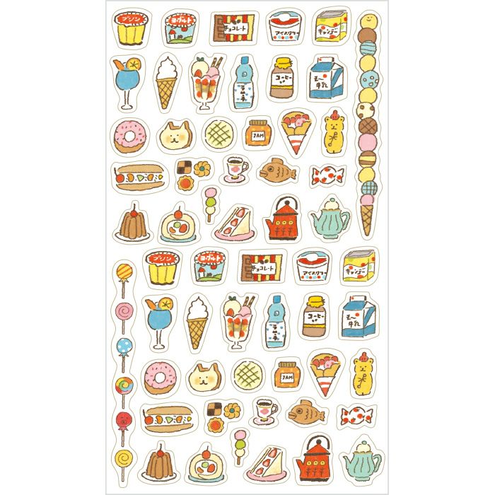 Furukawashiko Daily Life Sticker Sheet // Sweet Treats