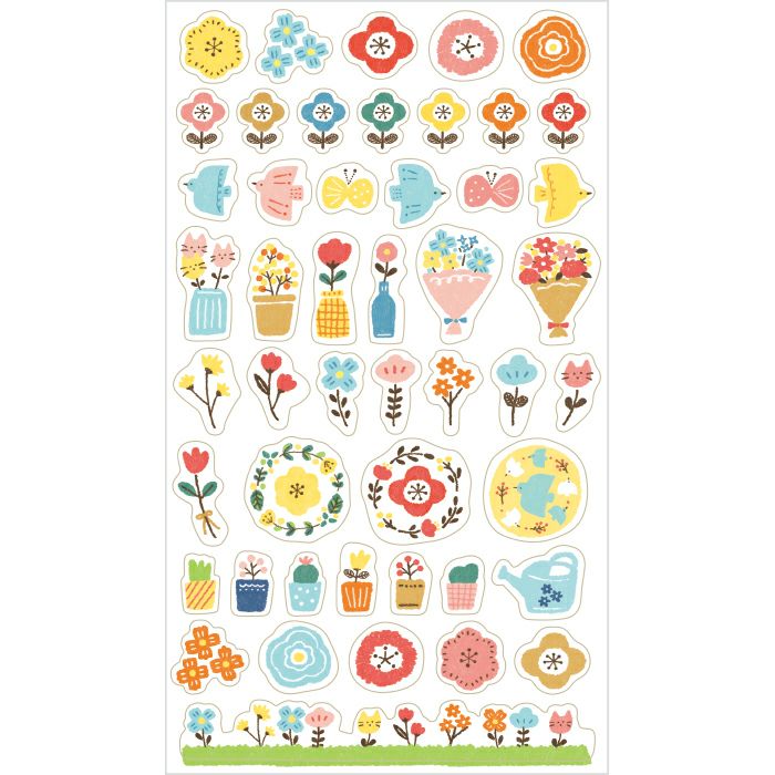 Furukawashiko Daily Life Sticker Sheet // Flower