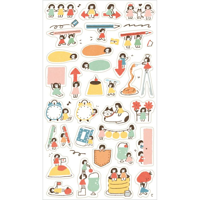Furukawashiko Daily Life Sticker Sheet // Stationery Love