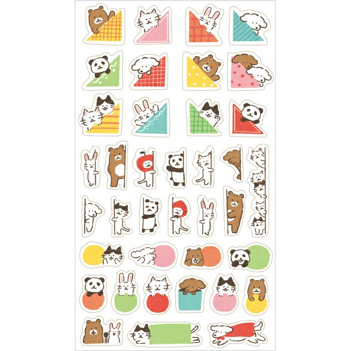 Furukawashiko Daily Life Sticker Sheet // Animals