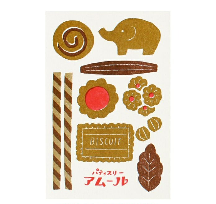 RETRO Printing JAM x Furukawashiko Print Postcard // Food