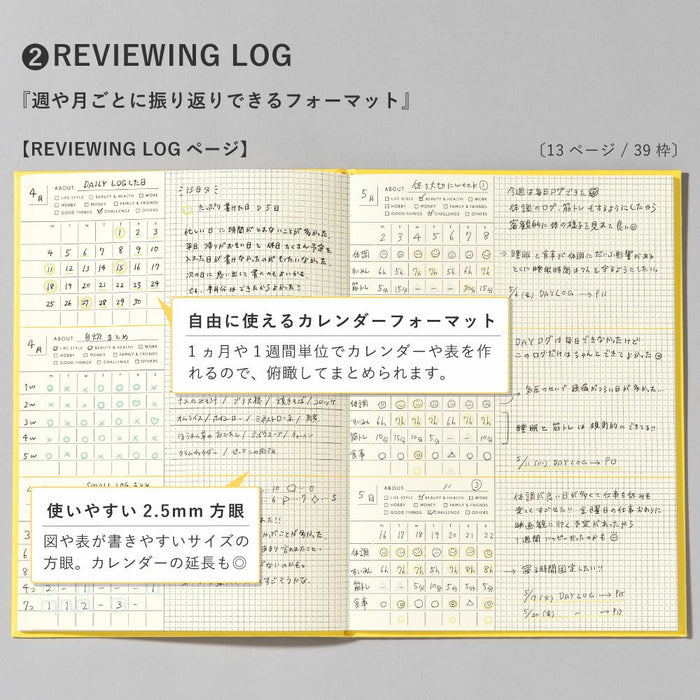 SUNNY Log Note - Collect, Write & Review Planner