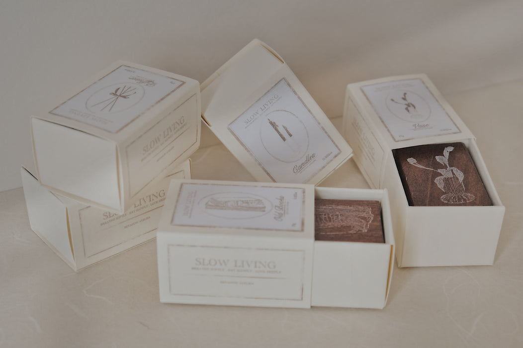 Jieyanow Atelier Slow Living Rubber Stamp Collection