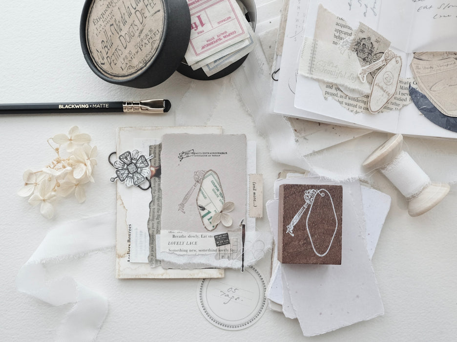 Jieyanow Atelier - not your usual TAGS Rubber Stamp