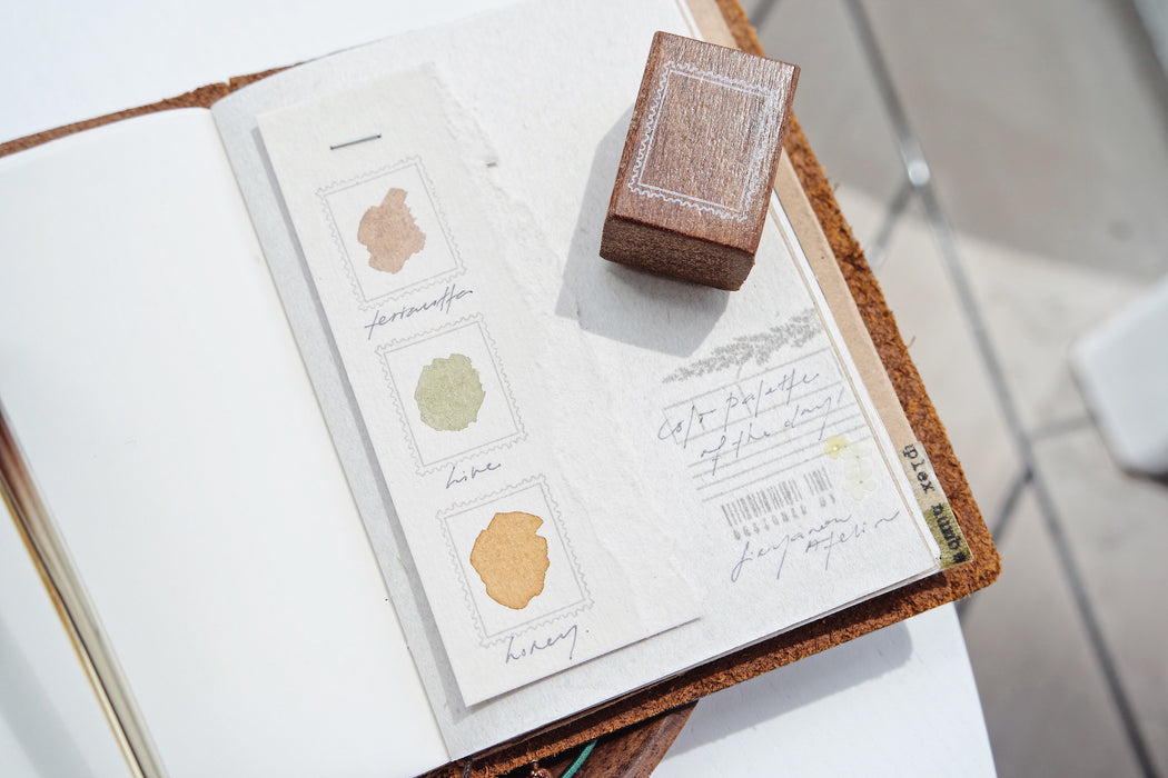 Jieyanow Atelier - Frames Rubber Stamp // Postal Stamp