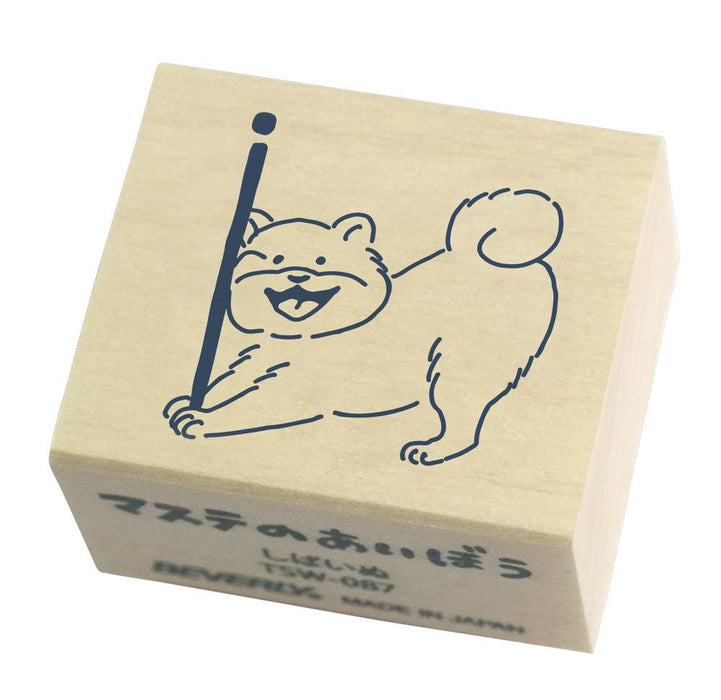 Beverly Rubber Stamp for Masking Tape // Shiba Inu