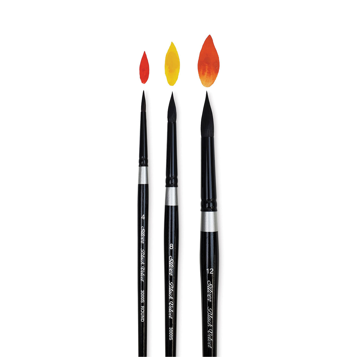 Silver Brush Limited 3008s Black Velvet Square Wash Watercolor Paint  Brush,outstanding Holding Capacity,artist Quality - Paint Brushes -  AliExpress