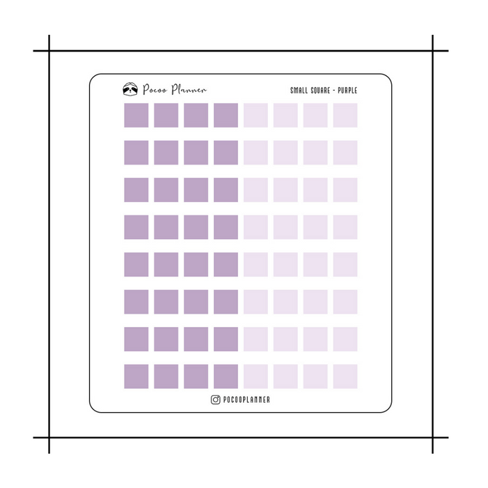 Pocoo Planner Shape Sticker // Square