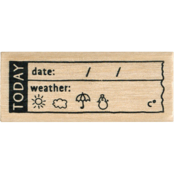 Kodomo No Kao Rubber Stamp // Weather
