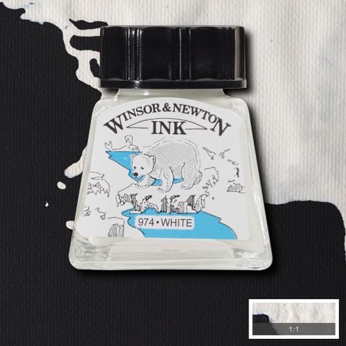Winsor & Newton : Drawing Ink 14ml Bottle : Gold : (Water Resistant)
