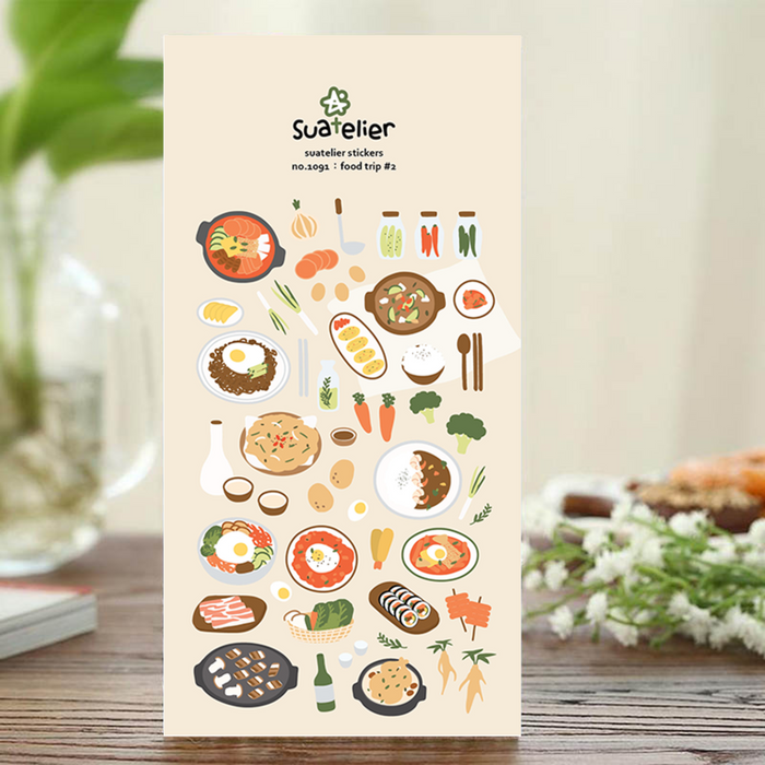 Suatelier Stickers | Food Trip #2