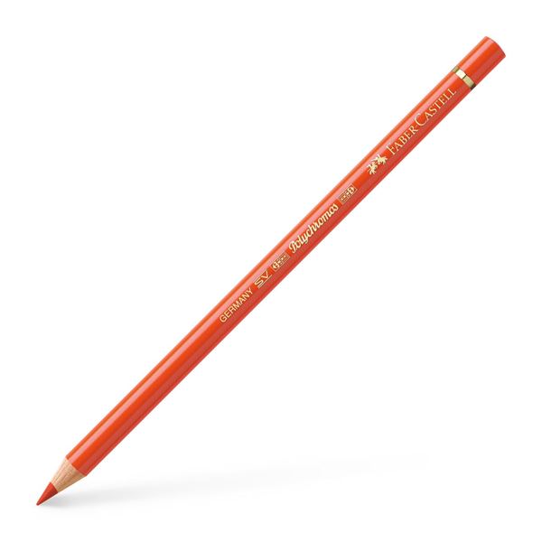 Color Pencil Polychromos // dark cadmium orange