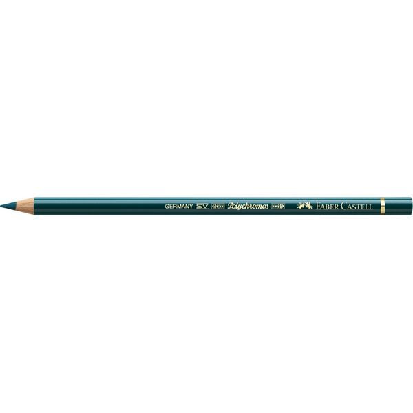 Color Pencil Polychromos // deep cobalt green