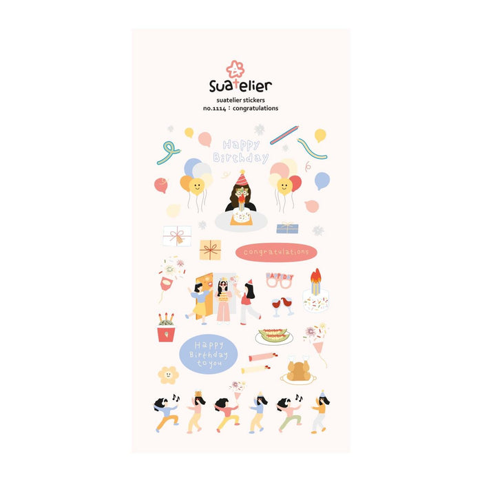 Suatelier Stickers | Congratulations