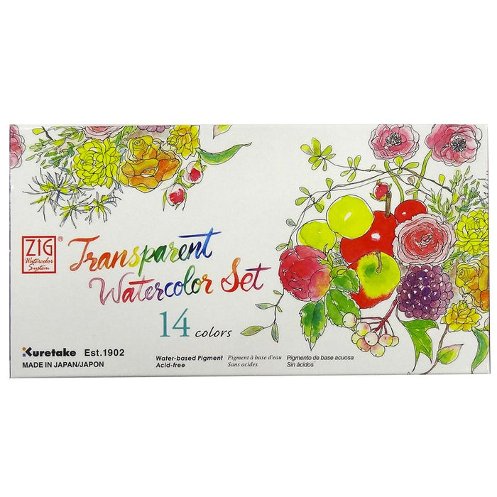 Zig Kuretake Transparent Watercolour Set