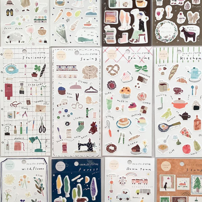 Miki Tamura Washi Sticker // Kitchen