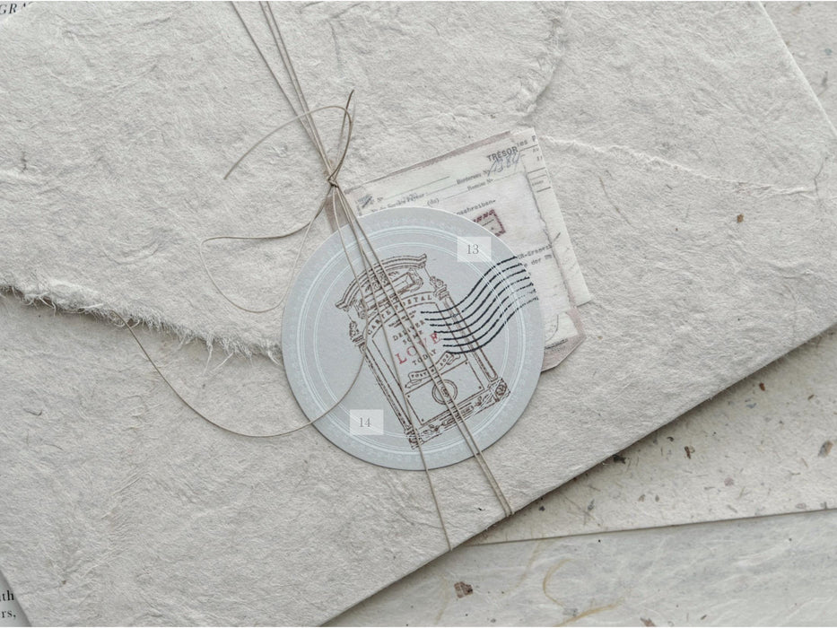 Jieyanow Atelier - Bon Voyage Rubber Stamp