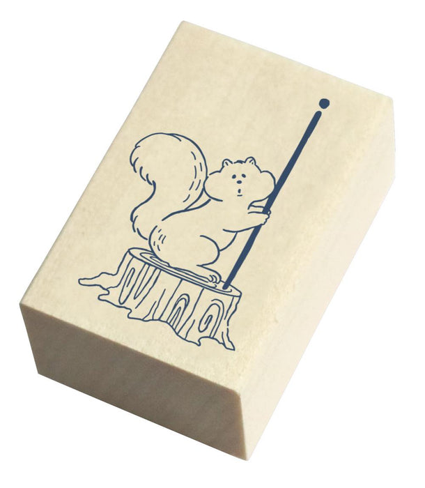 Beverly Rubber Stamp for Masking Tape // Squirrel