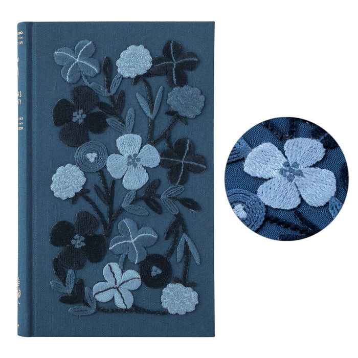 Midori Five Year Diary, Embroidered Navy Blue – St. Louis Art Supply