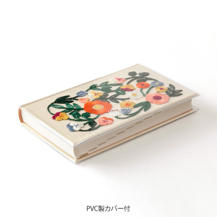 MIDORI 5 Years Journal // Embroidery Flower (Beige)