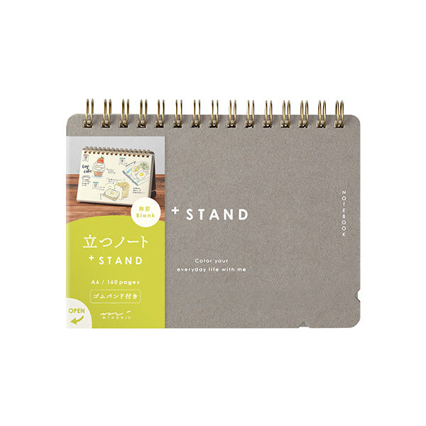 MIDORI Stand Notebook // A6 (MD Paper)