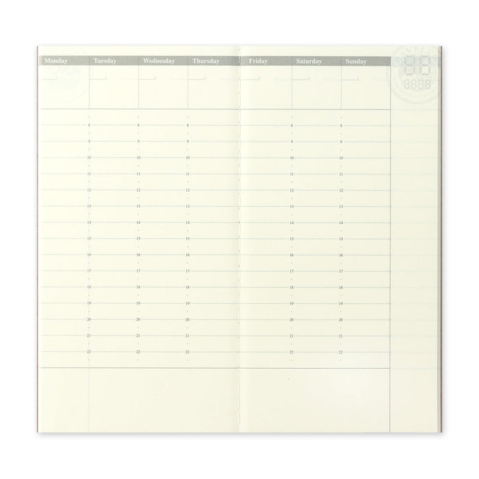 TRAVELER'S Notebook 018  Weekly Vertical // Regular