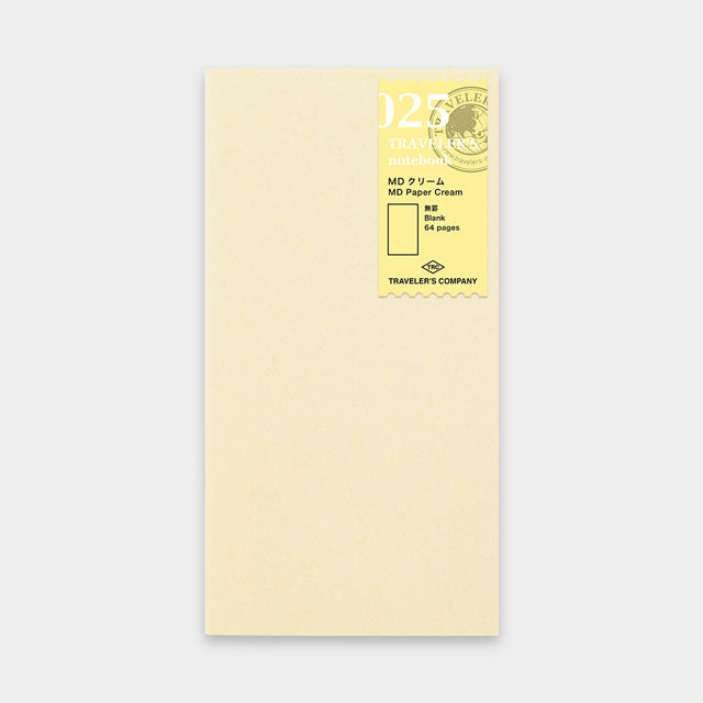 TRAVELER'S Notebook 025 MD Paper Cream Refill // Regular