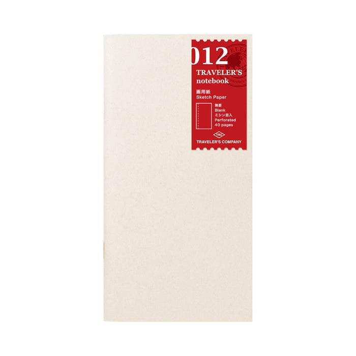 TRAVELER'S Notebook 012 Sketch Paper Refill // Regular
