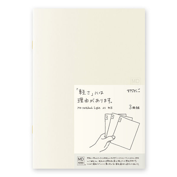 Midori MD Notebook Light // A5 (3 pcs)