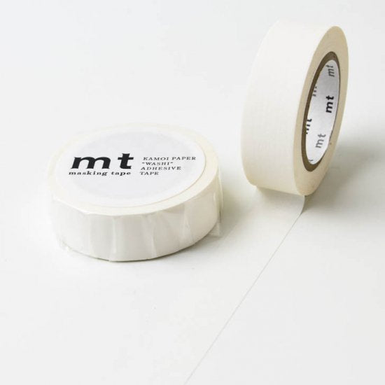 MT01P208R Matte White Washi Tape