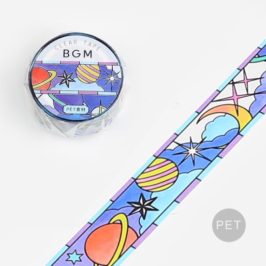 BGM Clear Tape | Stained Glass