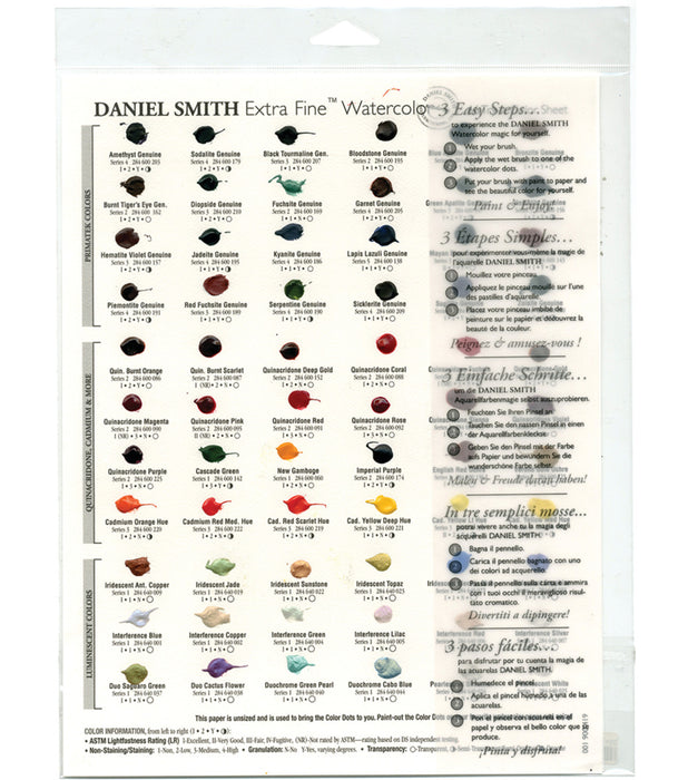 Daniel Smith Watercolour Dot Card // 66