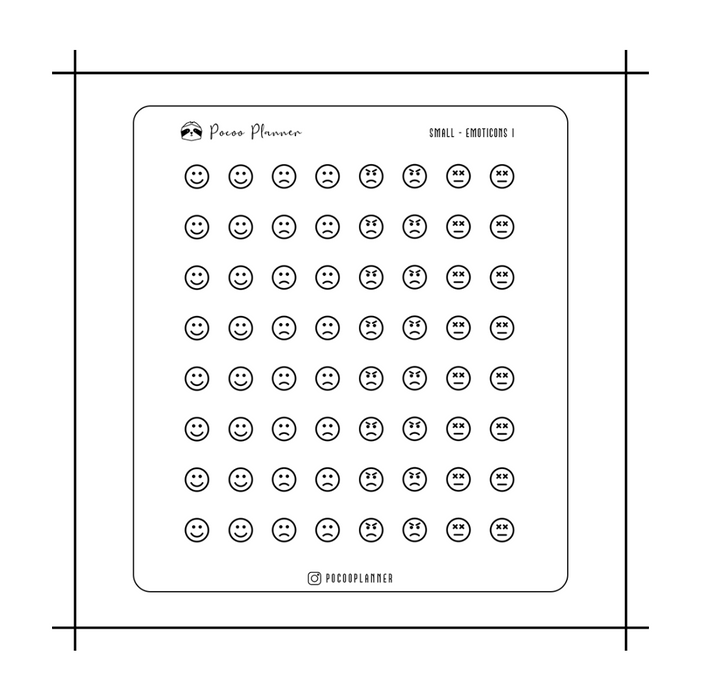 Pocoo Planner Monochrome Sticker // Icon (2/2)