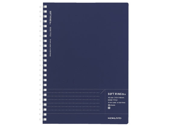 Kokuyo Soft Ring Notebook / Ruled (A5/B5 Size)